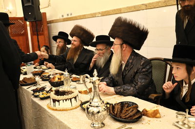 שמחת בר המצווה לנכד האדמו"רים מבערגסאז - דעעש ירושלים