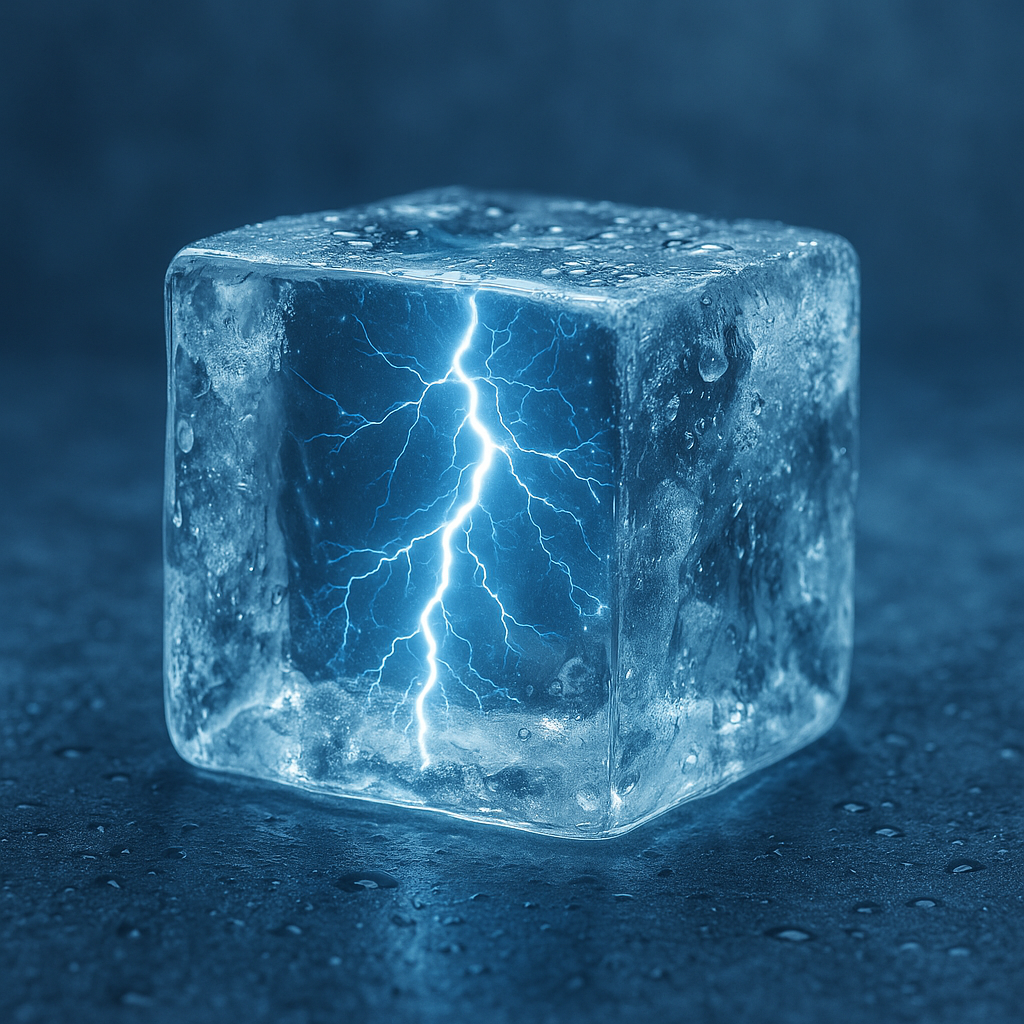 קרח יכול לייצר חשמל -גילוי מסעיר