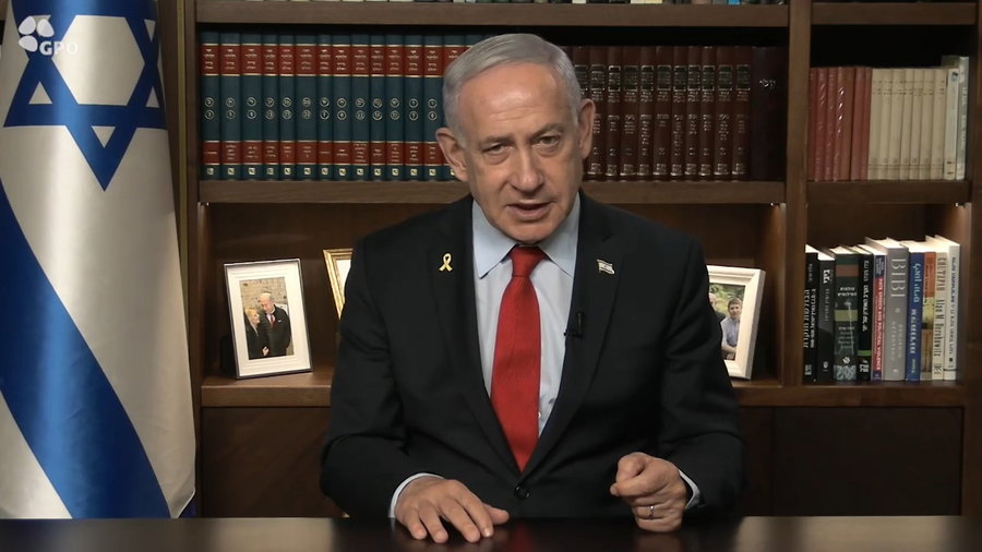 נתניהו בשיחת חיזוק 