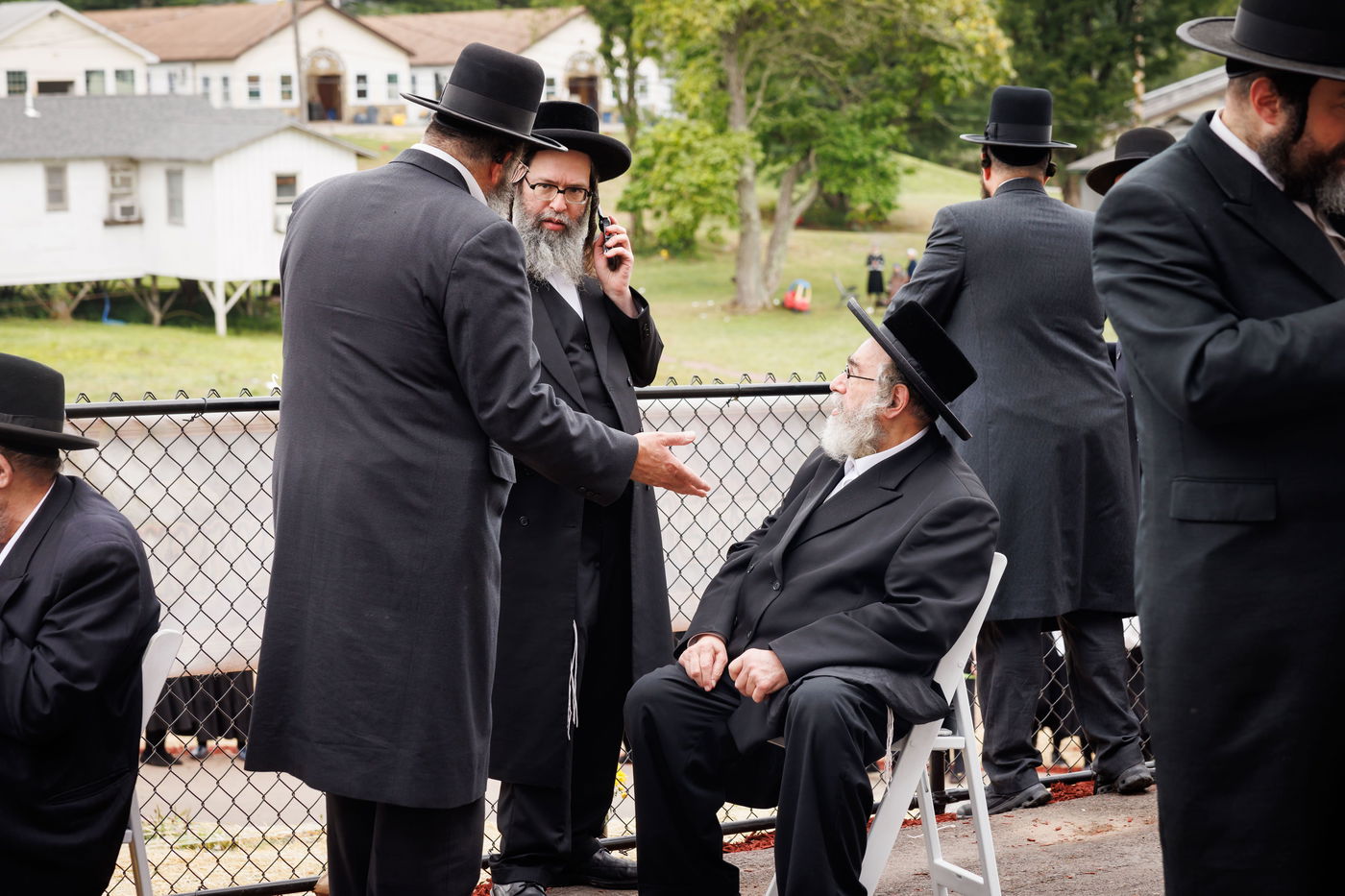 האדמו"ר מסאטמר בביקור במחנה 'רב טוב' בהרי הקאנטרי
