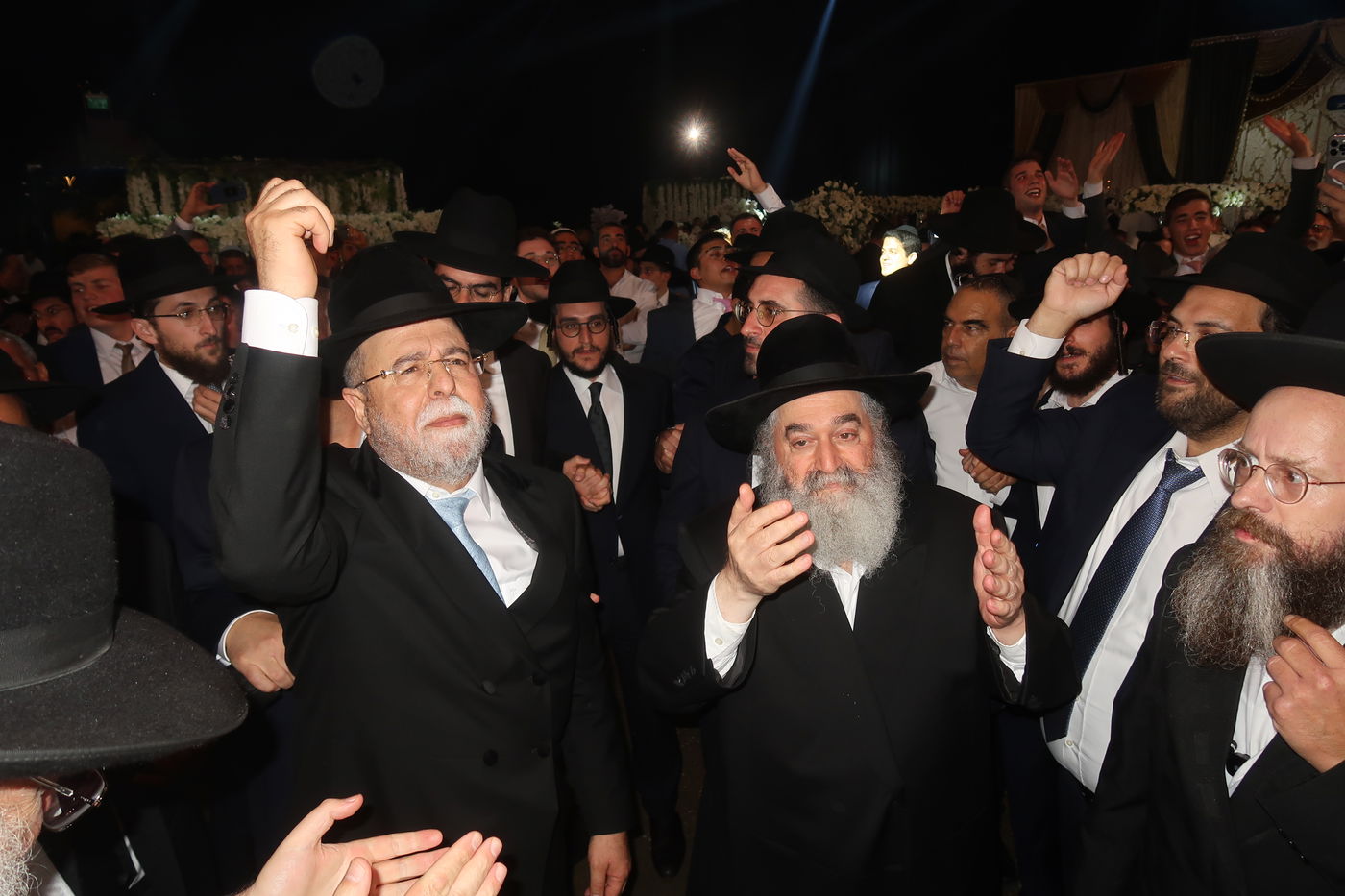 שמחת נישואי נכדתם של האדמו"ר רבי יקותיאל אבוחצירא והגה"צ יוסף טולידנו