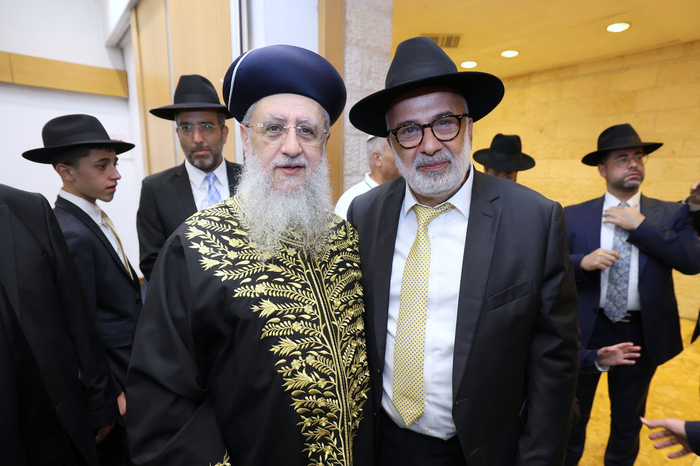 שמחת נישואי נכדת הראשל"צ הגאון רבי דוד יוסף