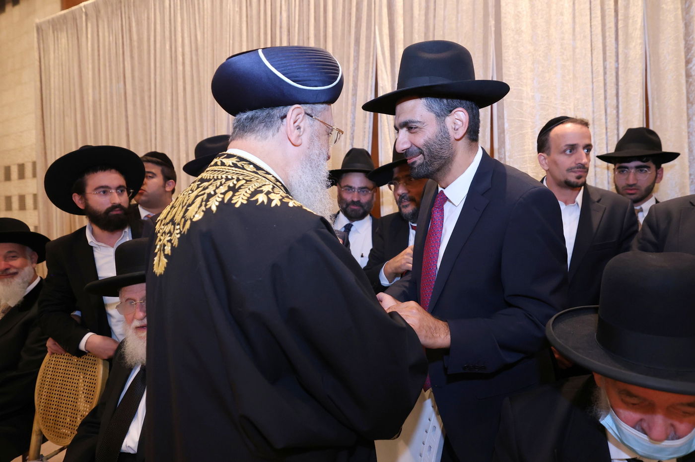 שמחת נישואי נכדת הראשל"צ הגאון רבי דוד יוסף