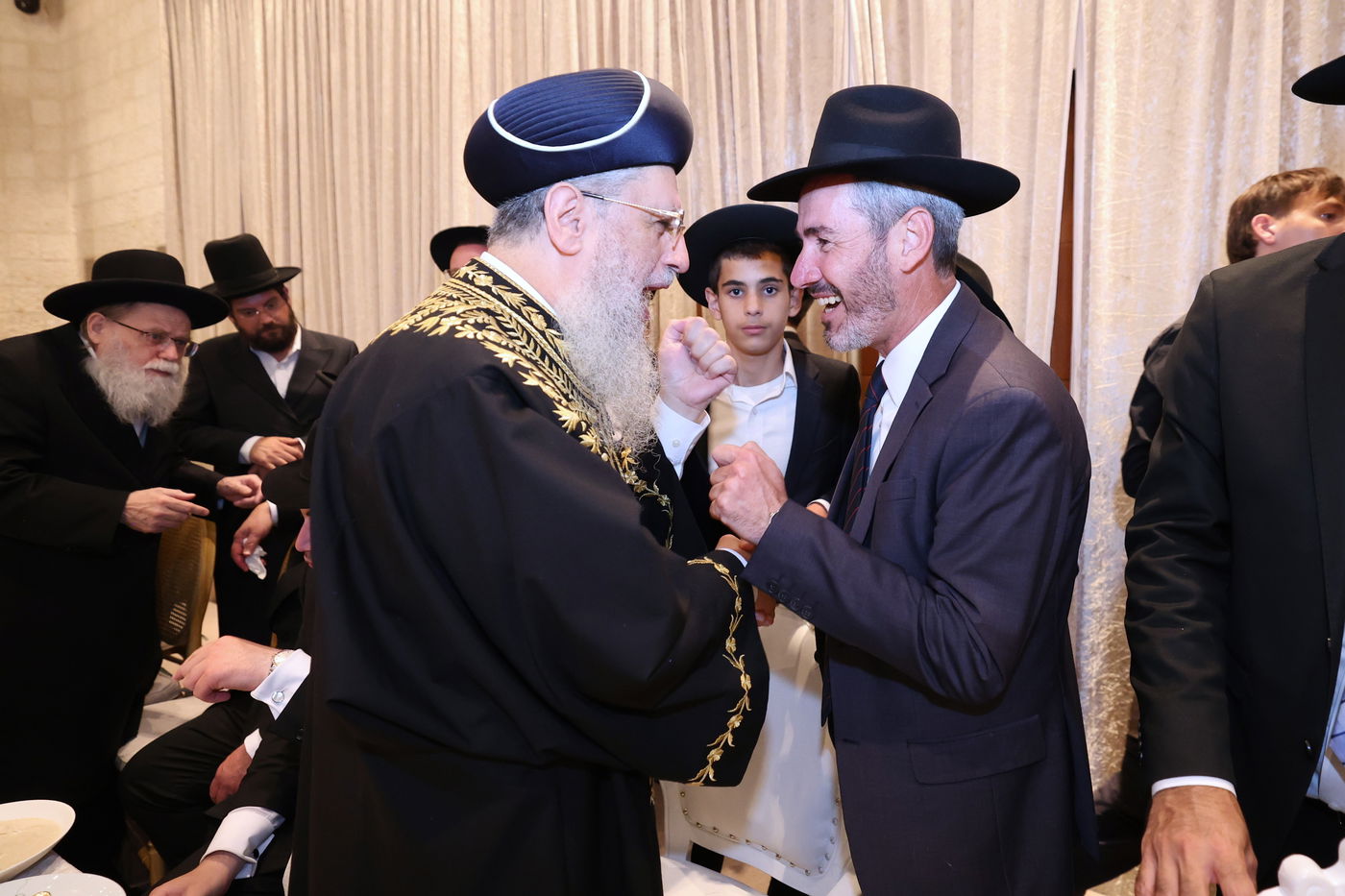 שמחת נישואי נכדת הראשל"צ הגאון רבי דוד יוסף