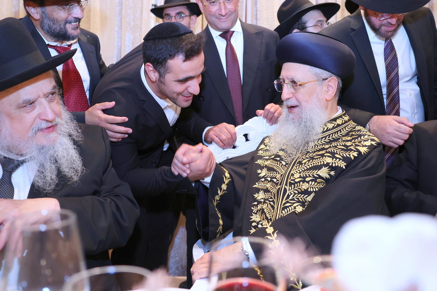 שמחת נישואי נכדת הראשל"צ הגאון רבי דוד יוסף