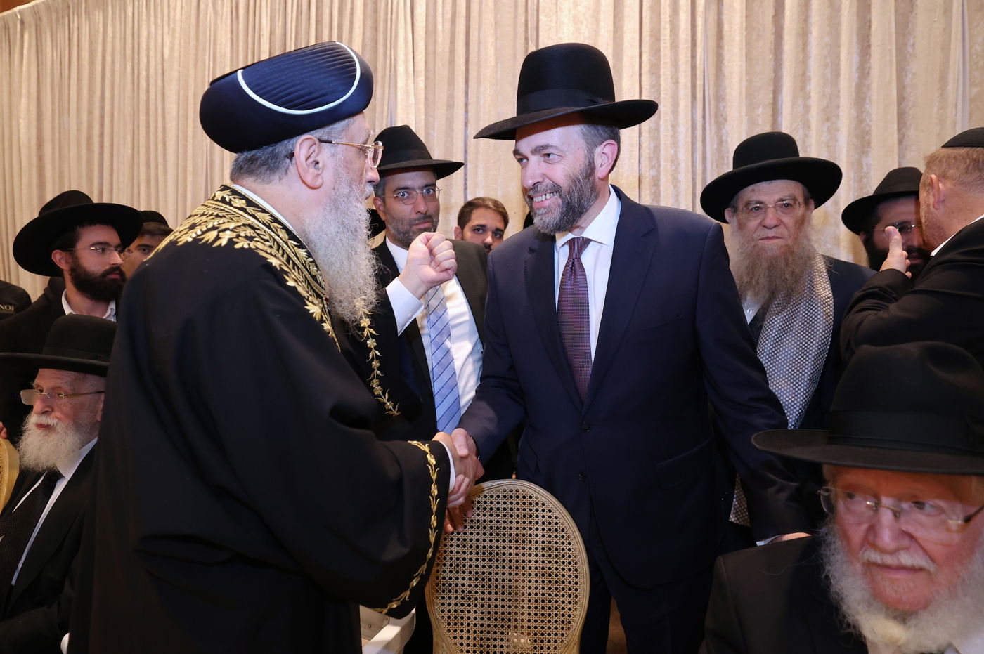 שמחת נישואי נכדת הראשל"צ הגאון רבי דוד יוסף