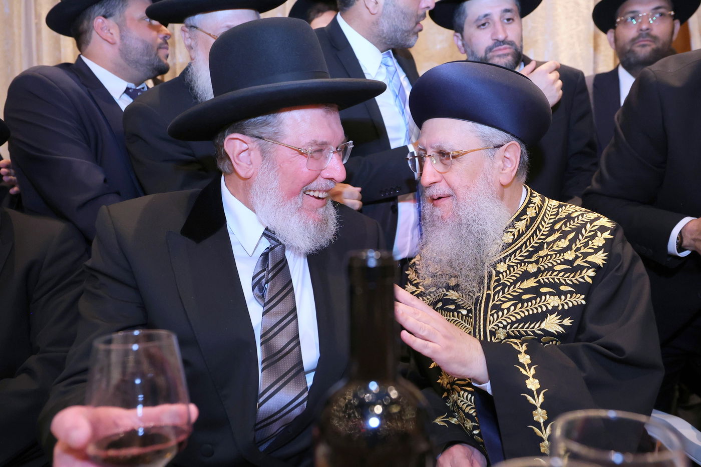 שמחת נישואי נכדת הראשל"צ הגאון רבי דוד יוסף