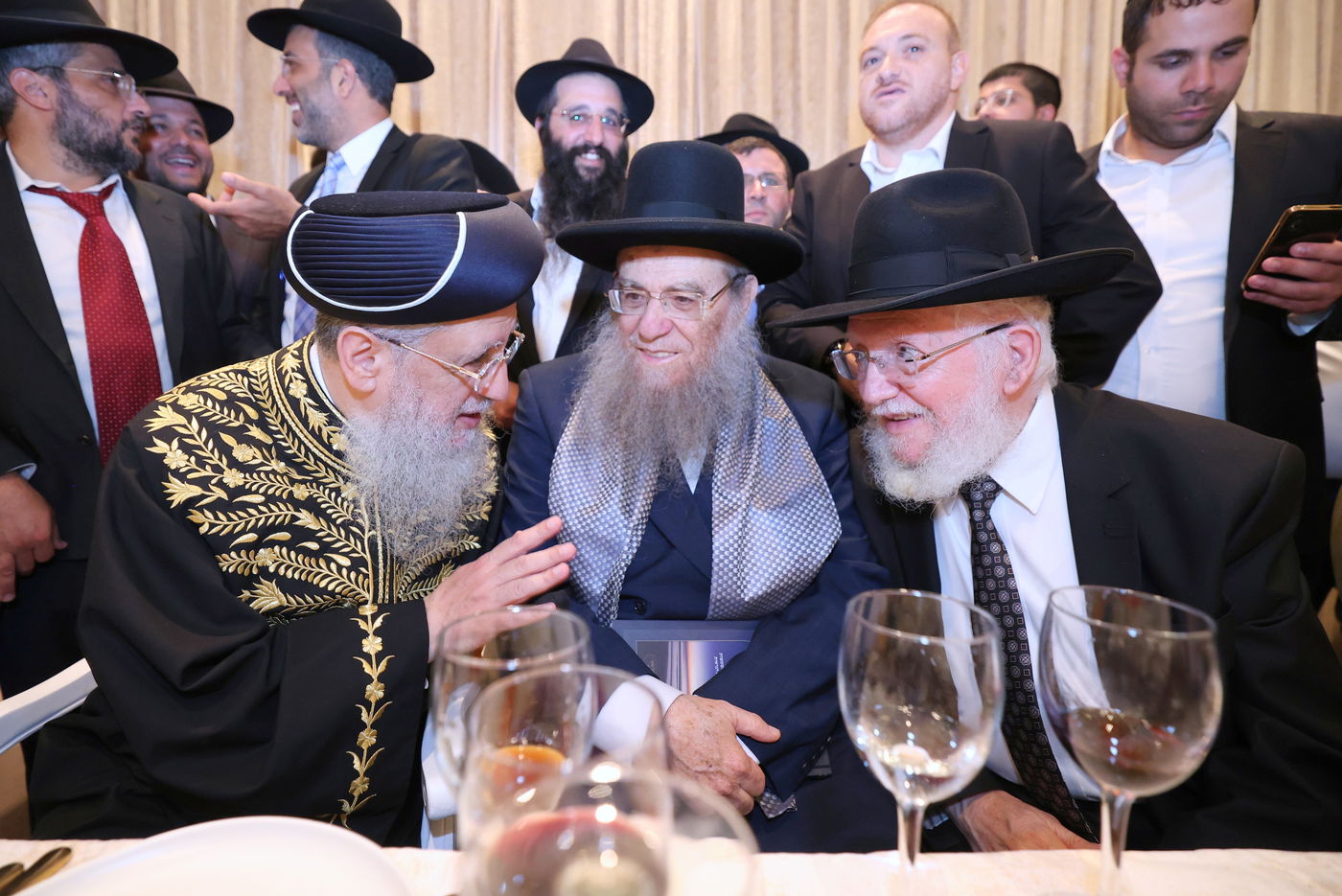 שמחת נישואי נכדת הראשל"צ הגאון רבי דוד יוסף