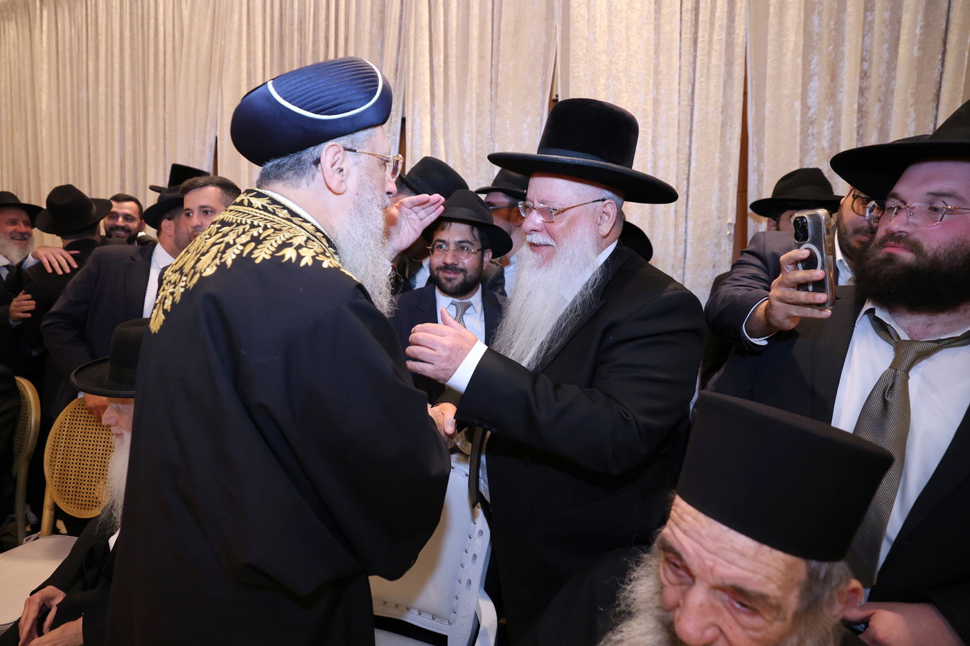 שמחת נישואי נכדת הראשל"צ הגאון רבי דוד יוסף