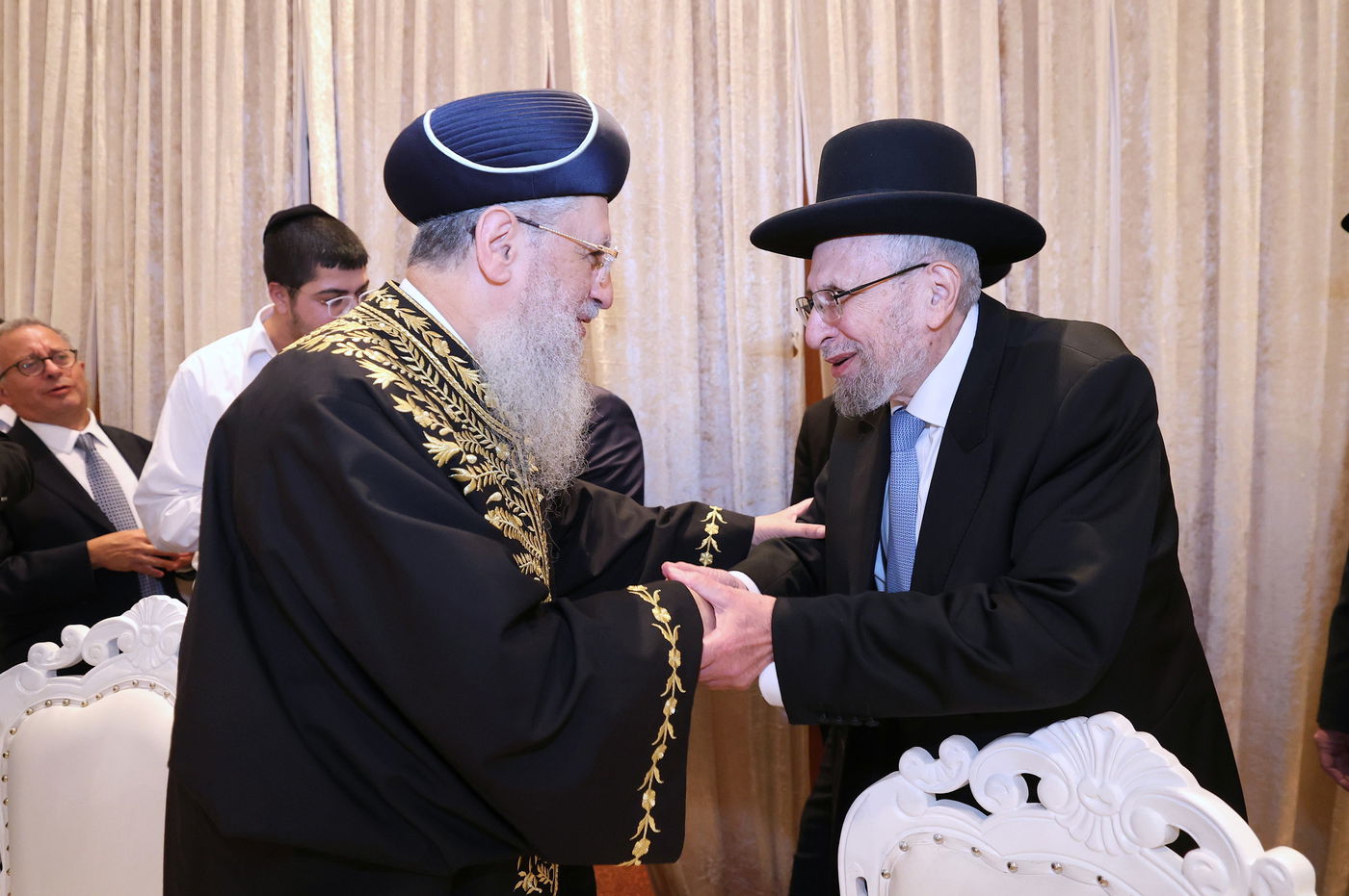 שמחת נישואי נכדת הראשל"צ הגאון רבי דוד יוסף