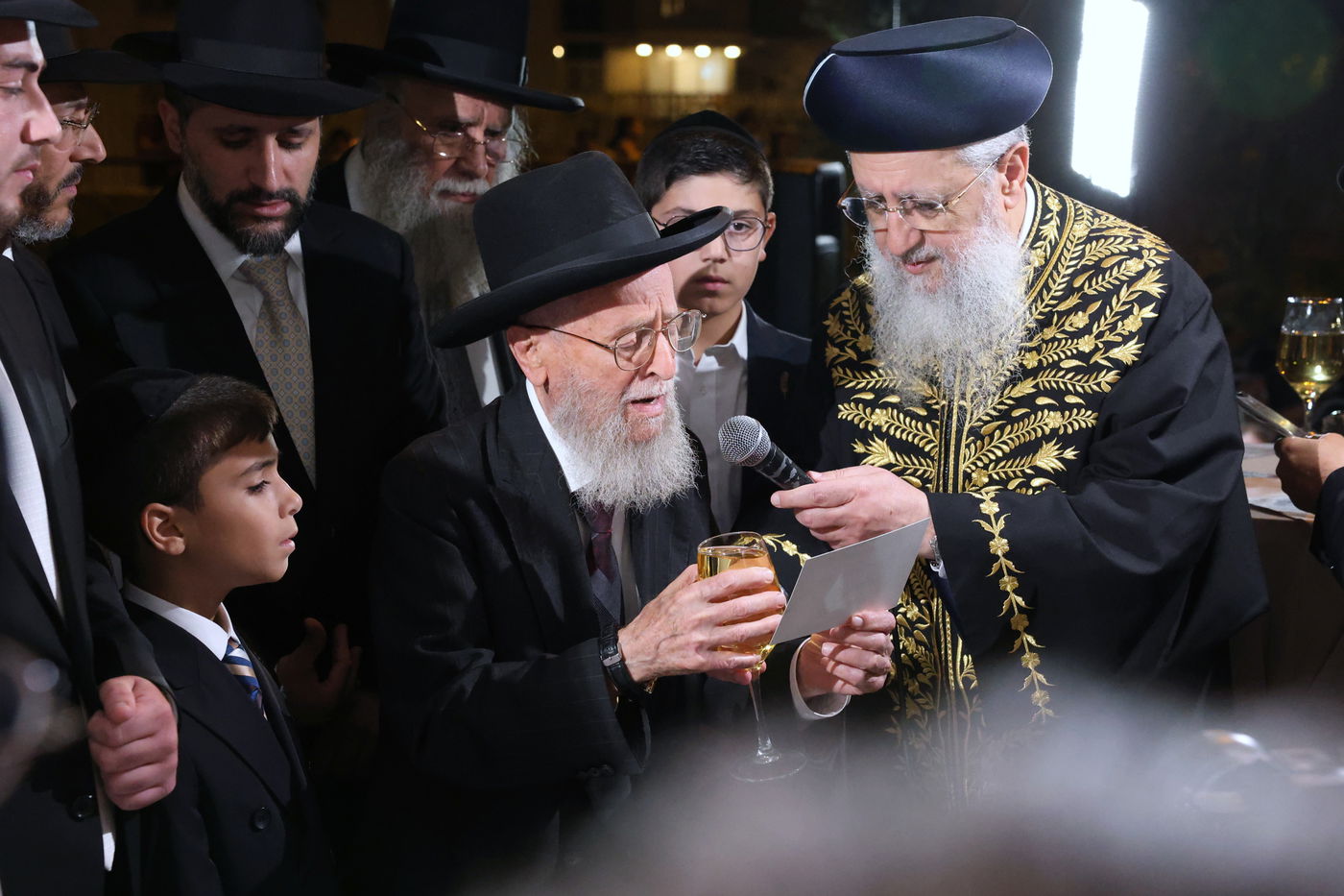 שמחת נישואי נכדת הראשל"צ הגאון רבי דוד יוסף