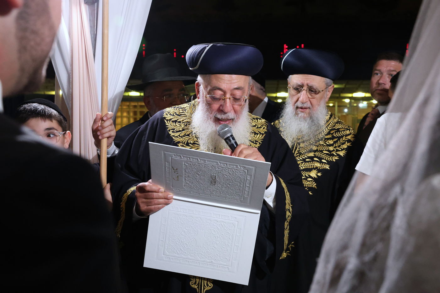 שמחת נישואי נכדת הראשל"צ הגאון רבי דוד יוסף