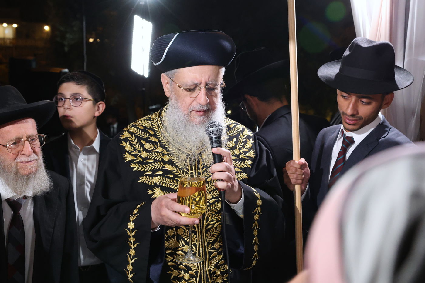 שמחת נישואי נכדת הראשל"צ הגאון רבי דוד יוסף