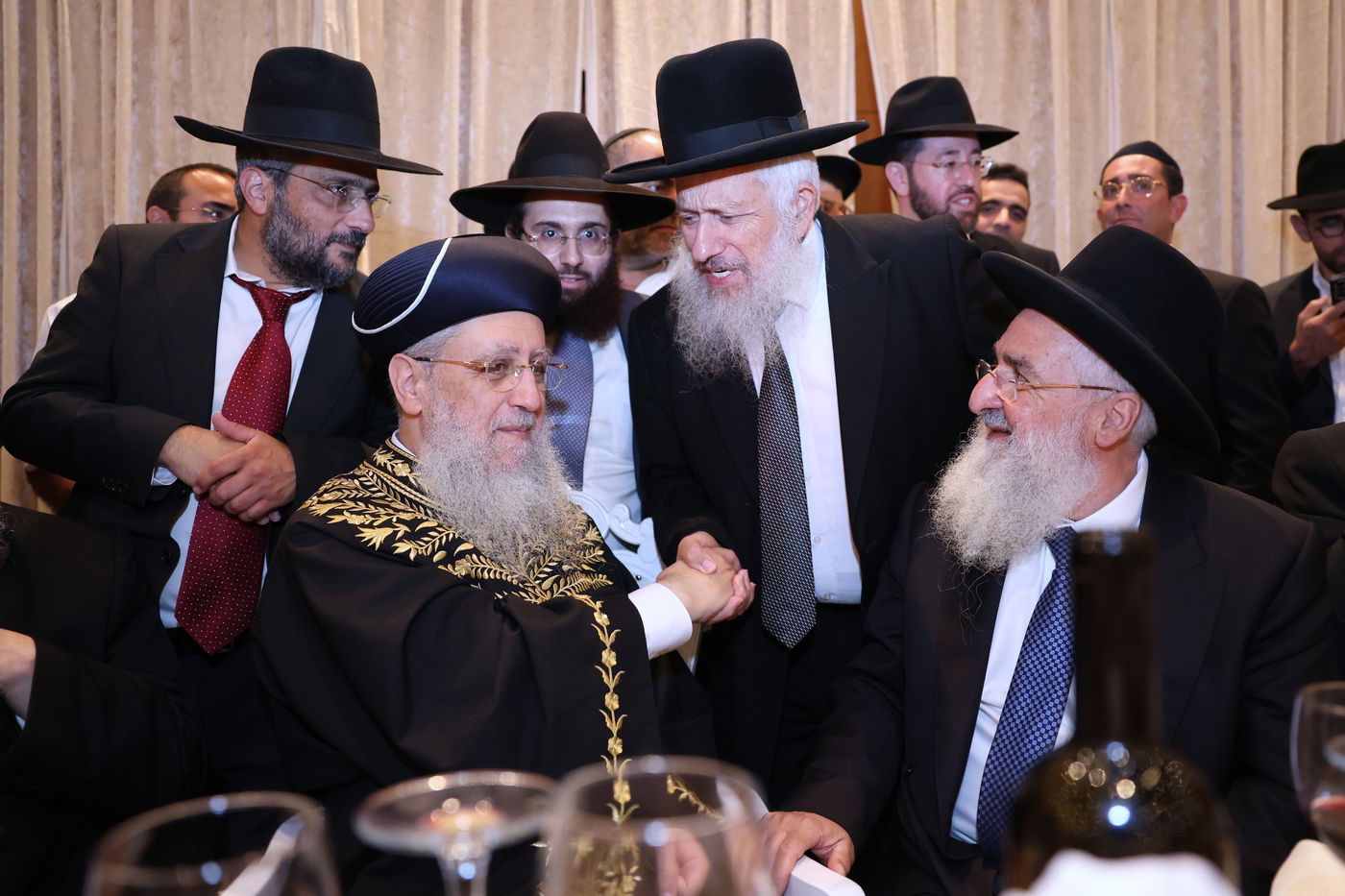 שמחת נישואי נכדת הראשל"צ הגאון רבי דוד יוסף