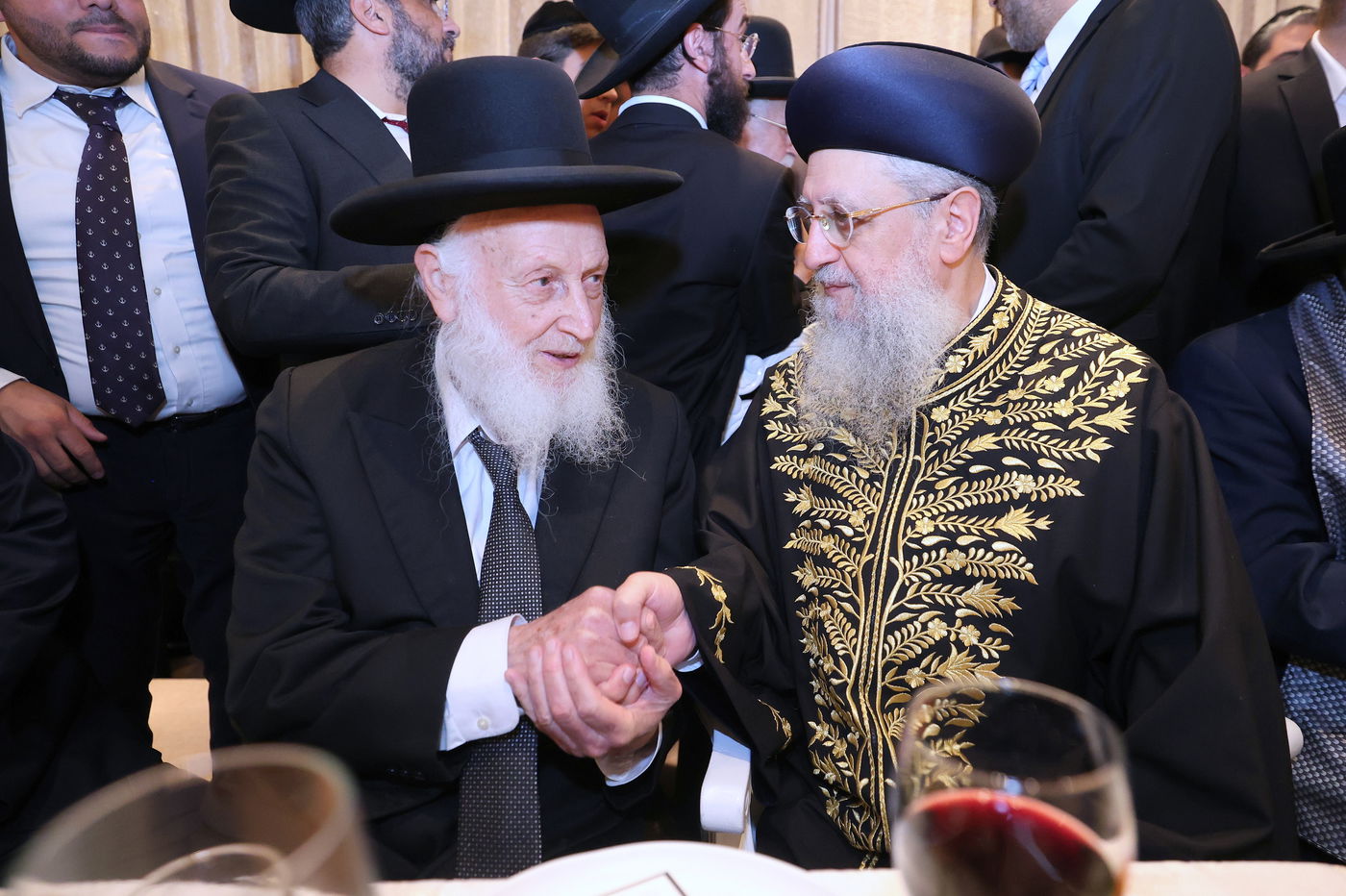 שמחת נישואי נכדת הראשל"צ הגאון רבי דוד יוסף