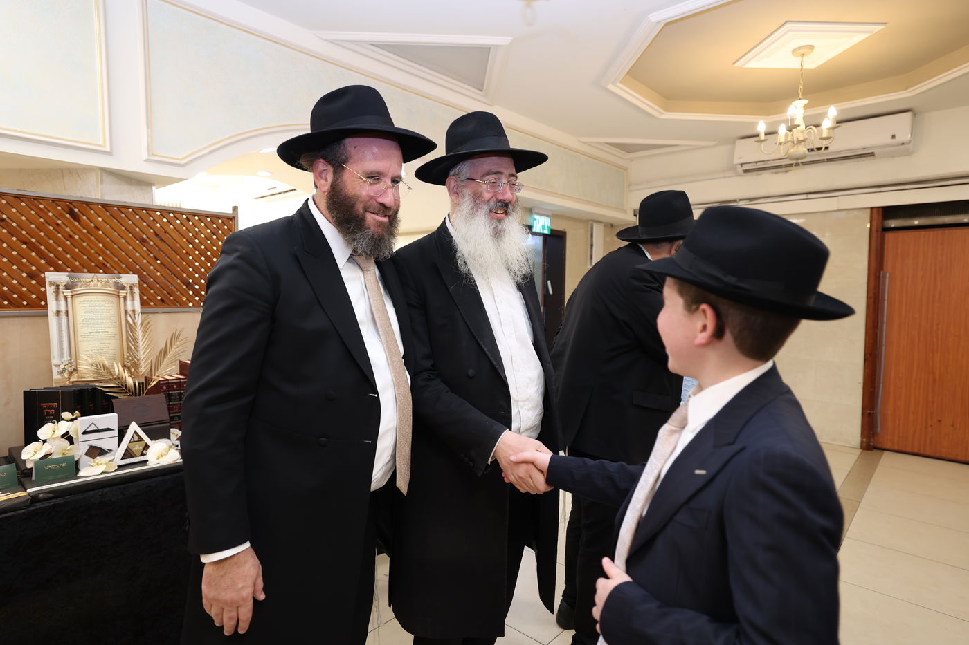 שמחת בר המצוה לנכד הגאון רבי אליעזר דינר