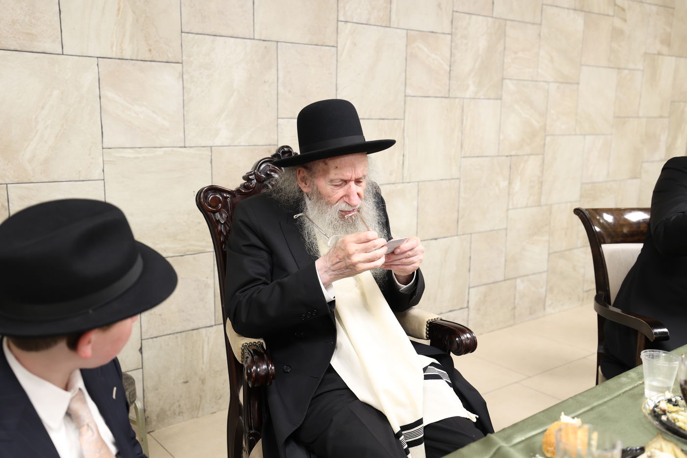 שמחת בר המצוה לנכד הגאון רבי אליעזר דינר