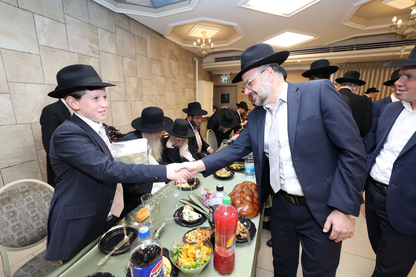 שמחת בר המצוה לנכד הגאון רבי אליעזר דינר