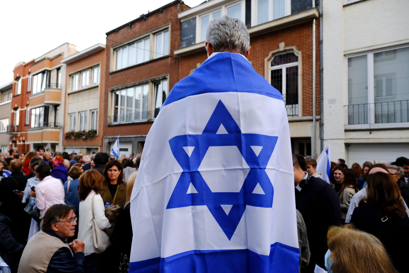 הפגנה פרו ישראלית בבלגיה