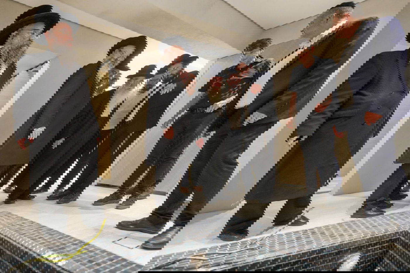 חנוכת המקווה בפתח תקווה על שמו של מנהיג 'בני תורה' הגר"א דויטש זצ"ל