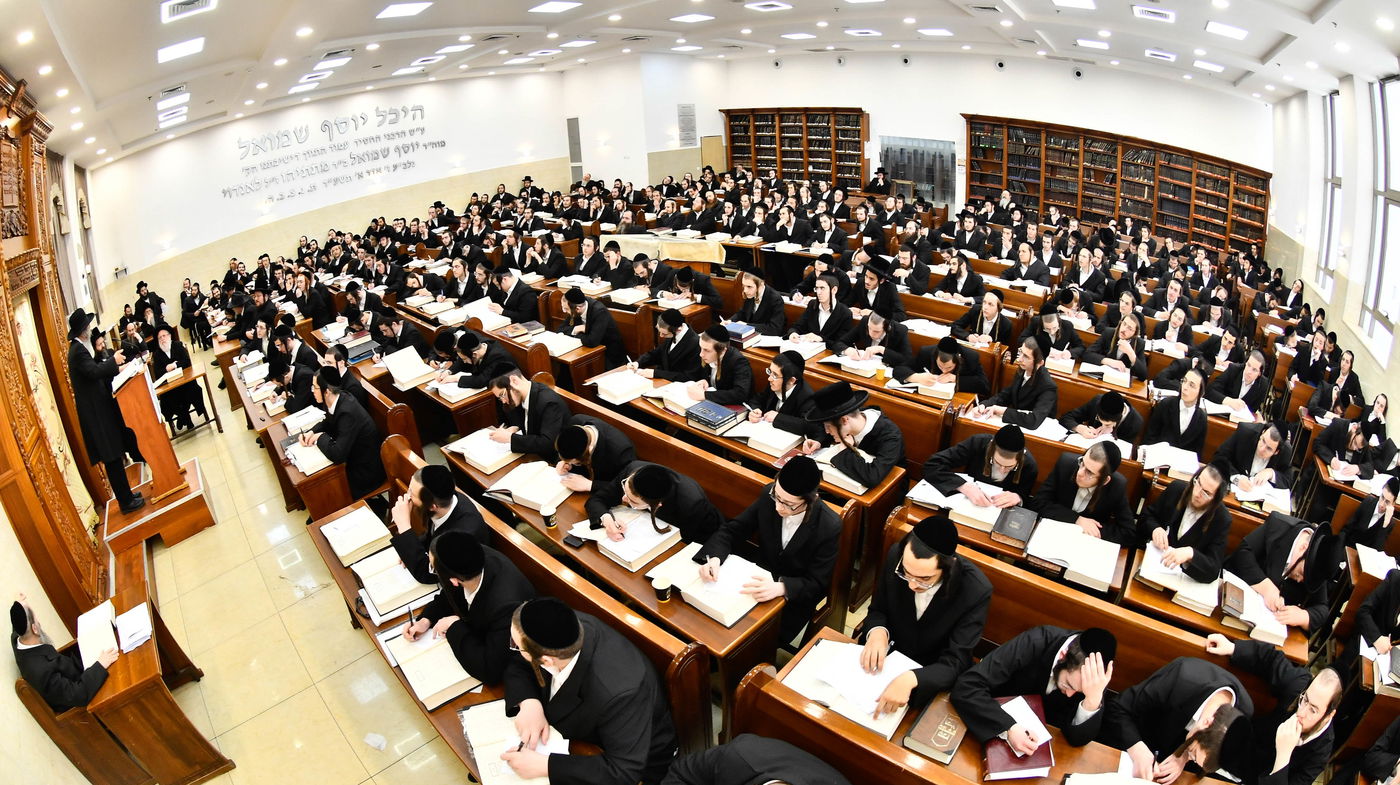 הגאון רבי דוד כהן בשיחת חיזוק בישיבת באבוב