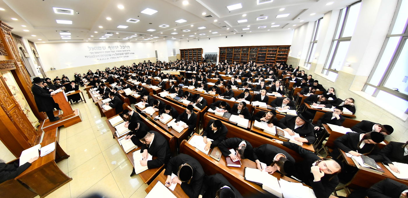 הגאון רבי דוד כהן בשיחת חיזוק בישיבת באבוב