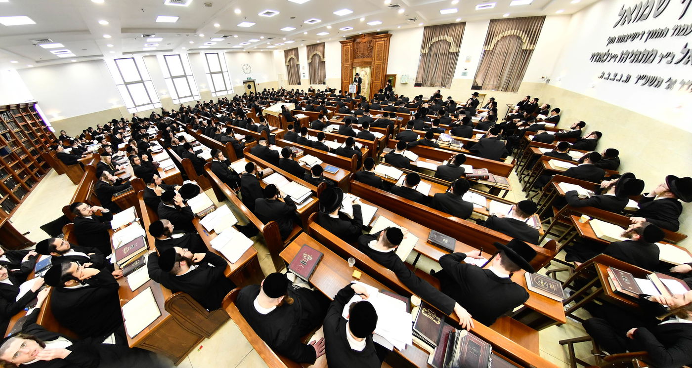 הגאון רבי דוד כהן בשיחת חיזוק בישיבת באבוב