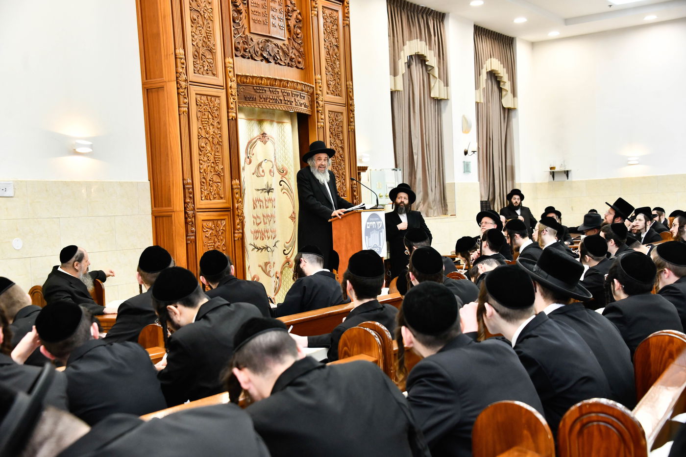 הגאון רבי דוד כהן בשיחת חיזוק בישיבת באבוב