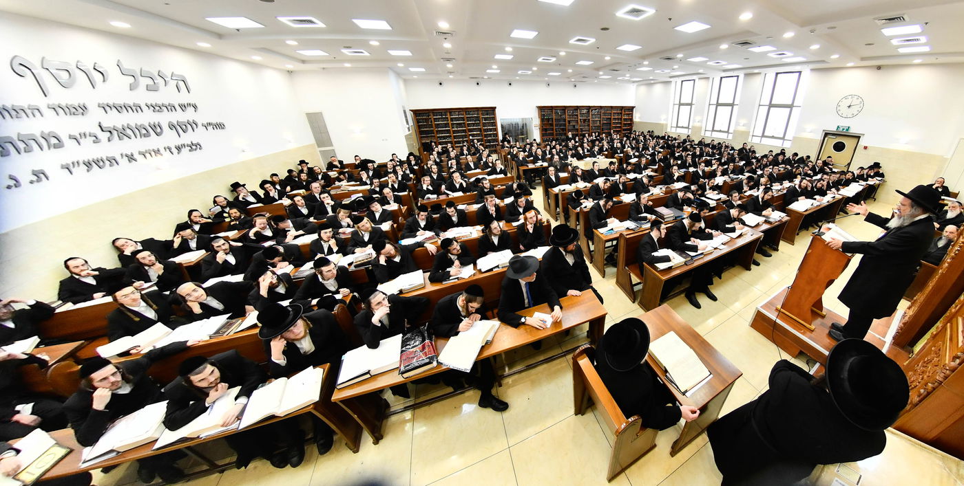 הגאון רבי דוד כהן בשיחת חיזוק בישיבת באבוב