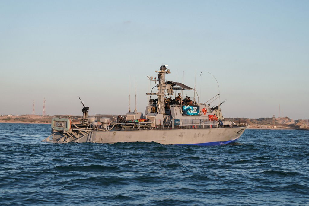 אימון של כוחות חיל הים לחיזוק ההגנה בגבול הימי עם רצועת עזה