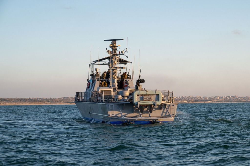 אימון של כוחות חיל הים לחיזוק ההגנה בגבול הימי עם רצועת עזה