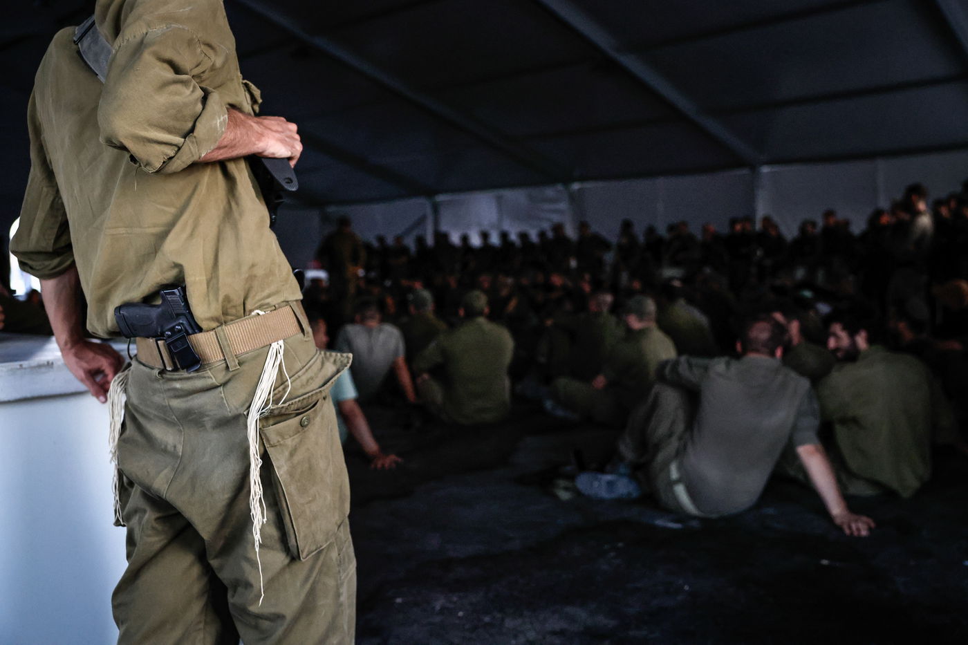 חיילי המילואים נערכים לכניסה לעזה