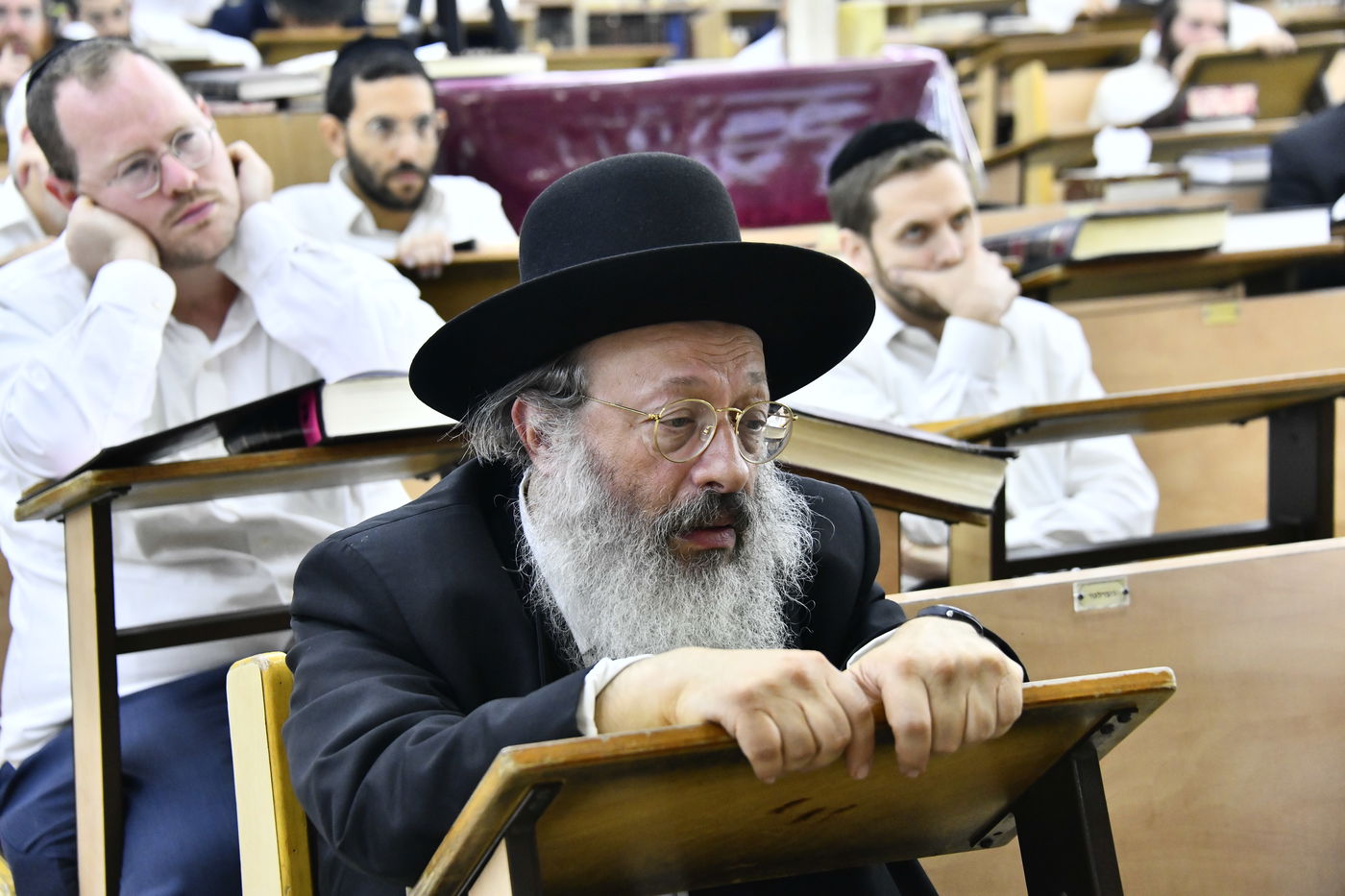 עצרת הספד על הגאון רבי אלטר דוד חיים שטרן זצ"ל