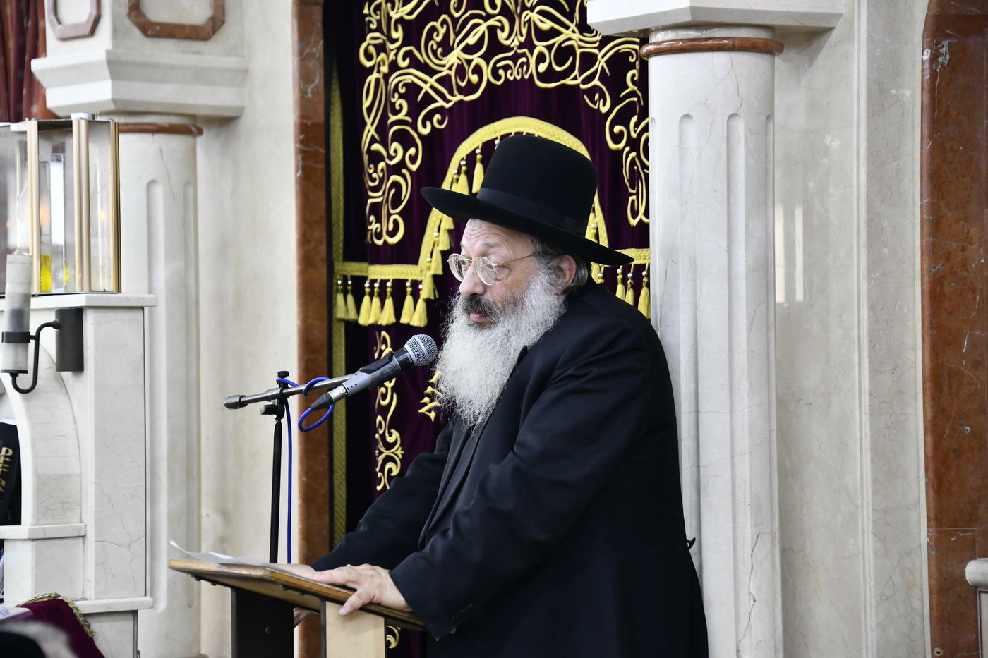 עצרת הספד על הגאון רבי אלטר דוד חיים שטרן זצ"ל