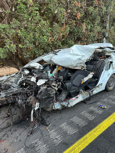 "מדובר בתאונת דרכים קשה מאוד": הרוג בהתרסקות מכונית מפגיעת משאית