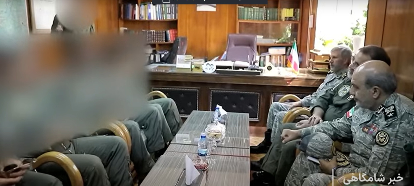 טייסים איראנים (מטושטשים) מספרים על קרבות אוויר-אוויר בלחמת עם כלביא