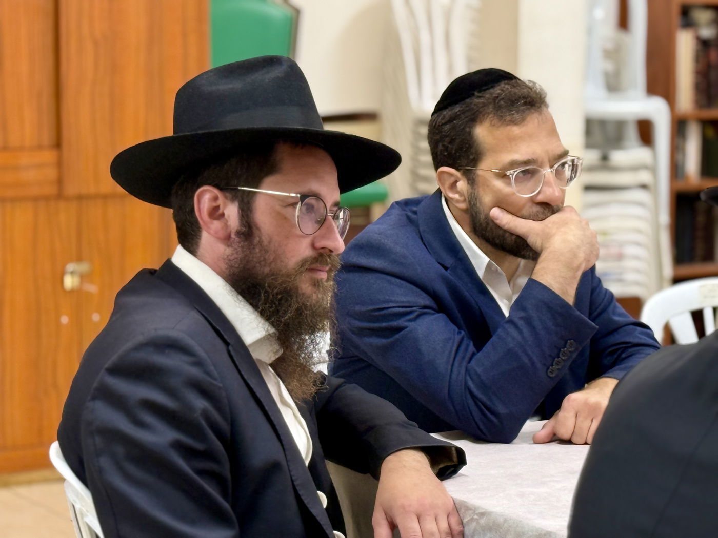 הגר"ק בר בביקור בישיבת 'תומכי תמימים ליובאוויטש' בקריות