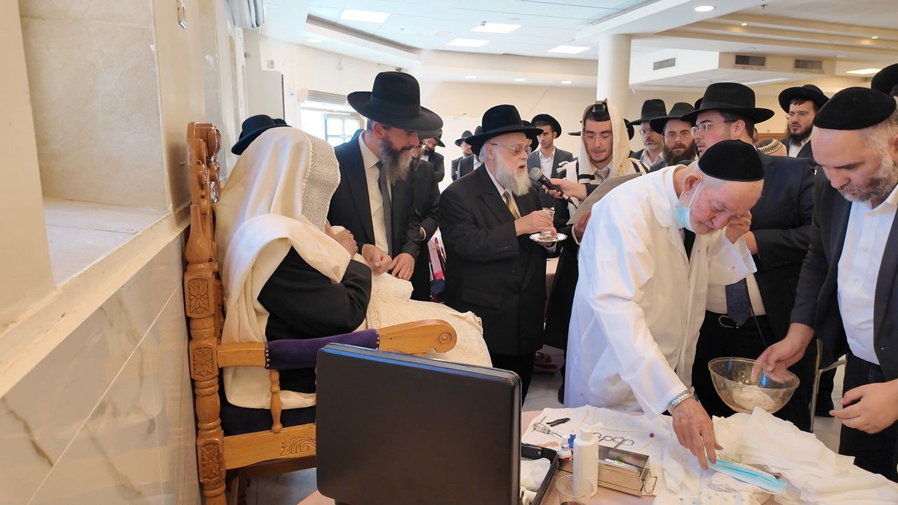 ברית לניני הגאון רבי יעקב הלל ולהגאון רבי יהושע ברכץ