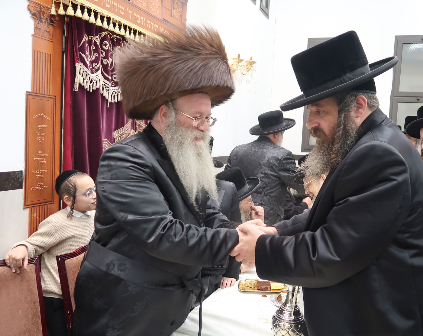 שמחת בר מצוה לבן זקוניו של האדמו"ר מלעלוב בראנוביץ