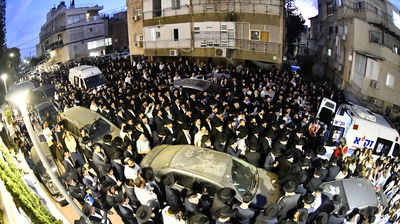 הלווית הקדוש הרב אלטר ישראל הכהן מצנר הי"ד