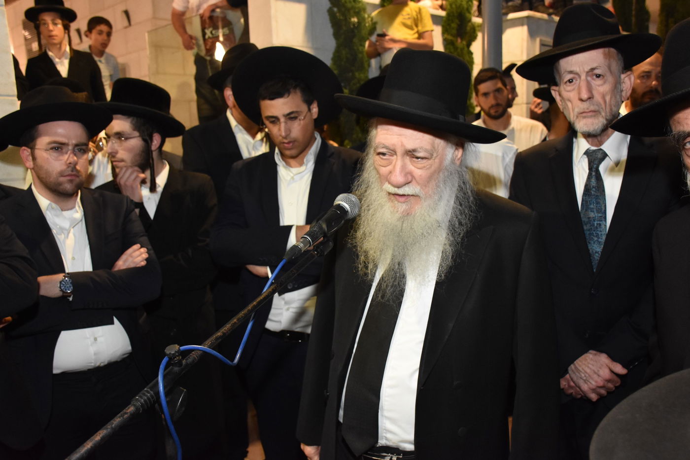 הלווית הקדוש הרב אלטר ישראל הכהן מצנר הי"ד