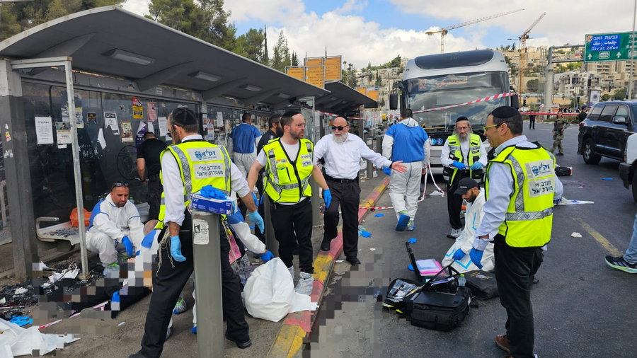 פינוי ההרוגים מהזירה הקשה