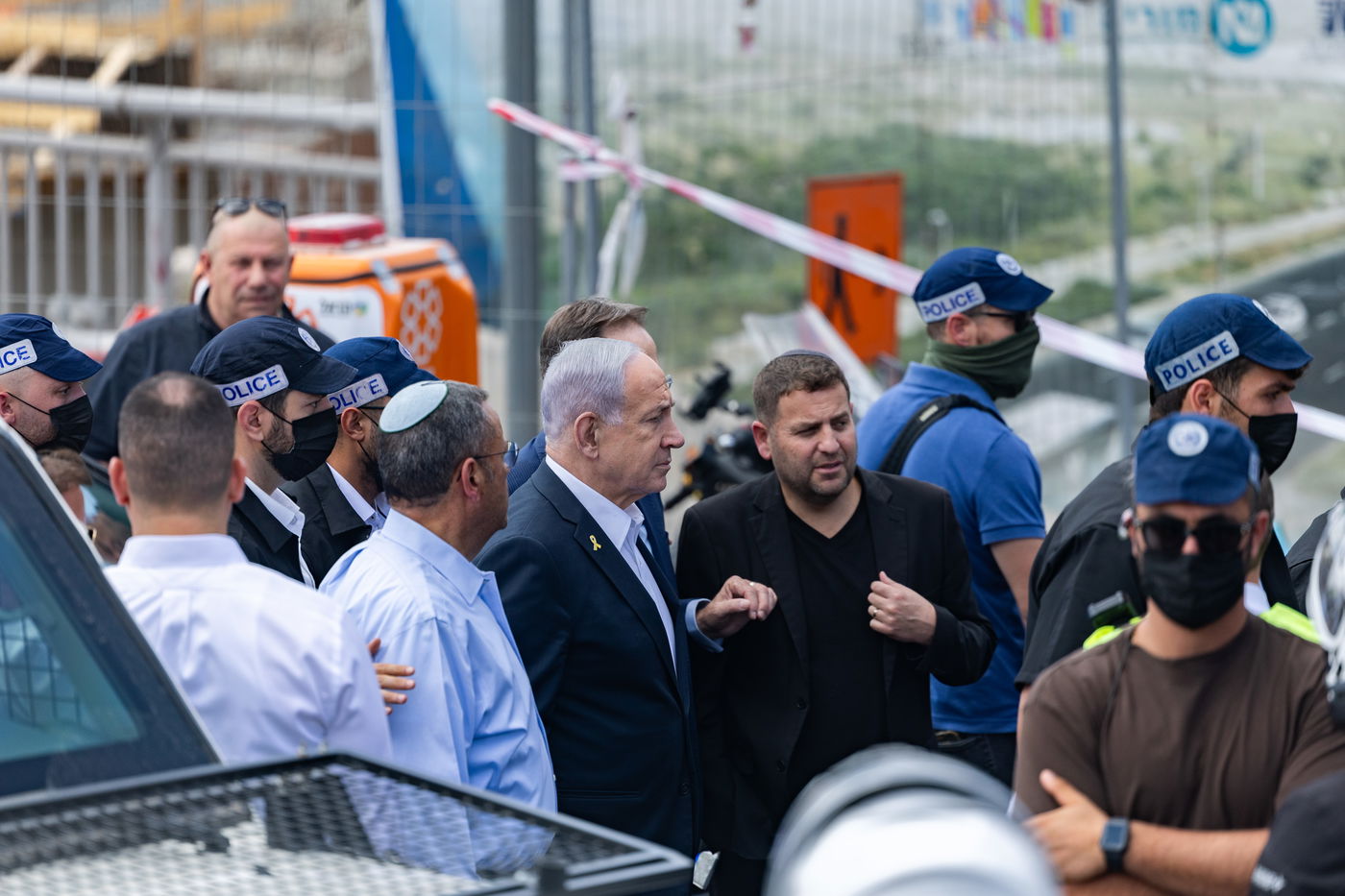 זירת הפיגוע בצומת רמות בירושלים