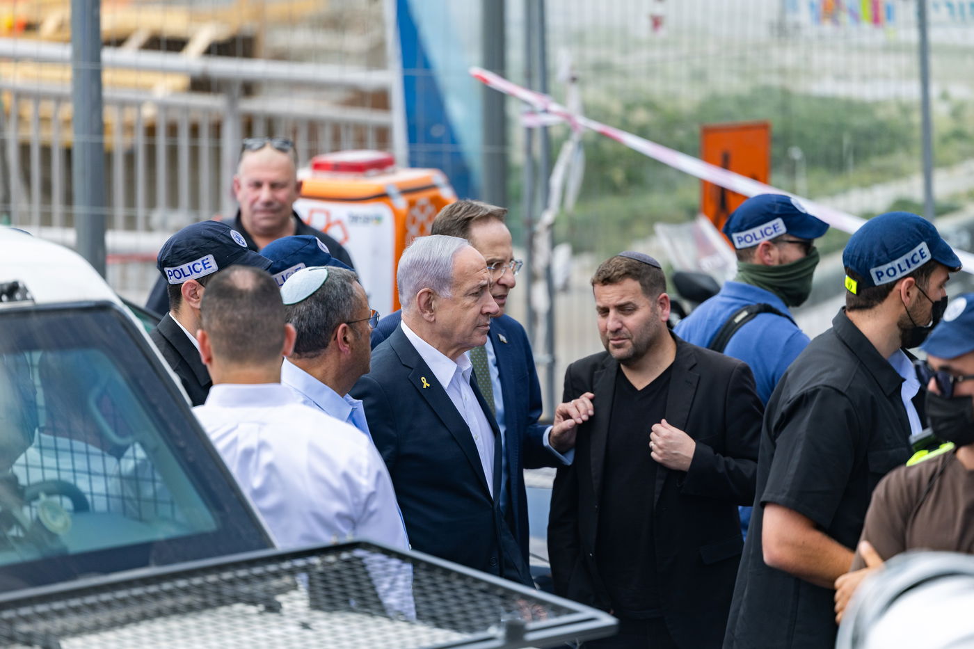 זירת הפיגוע בצומת רמות בירושלים