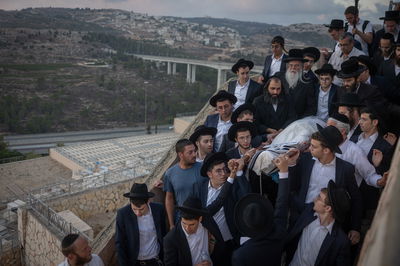 הלווית הקדוש הרב לוי יצחק פש הי"ד