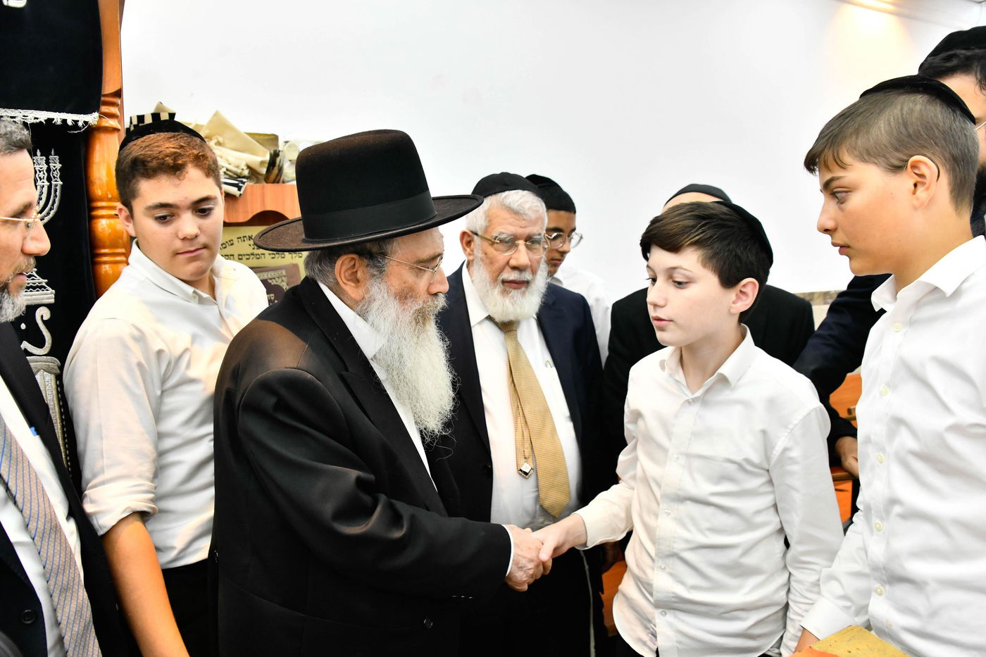 הגר"ש שטיינמן בשיחה בישיבת 'שיח יצחק'