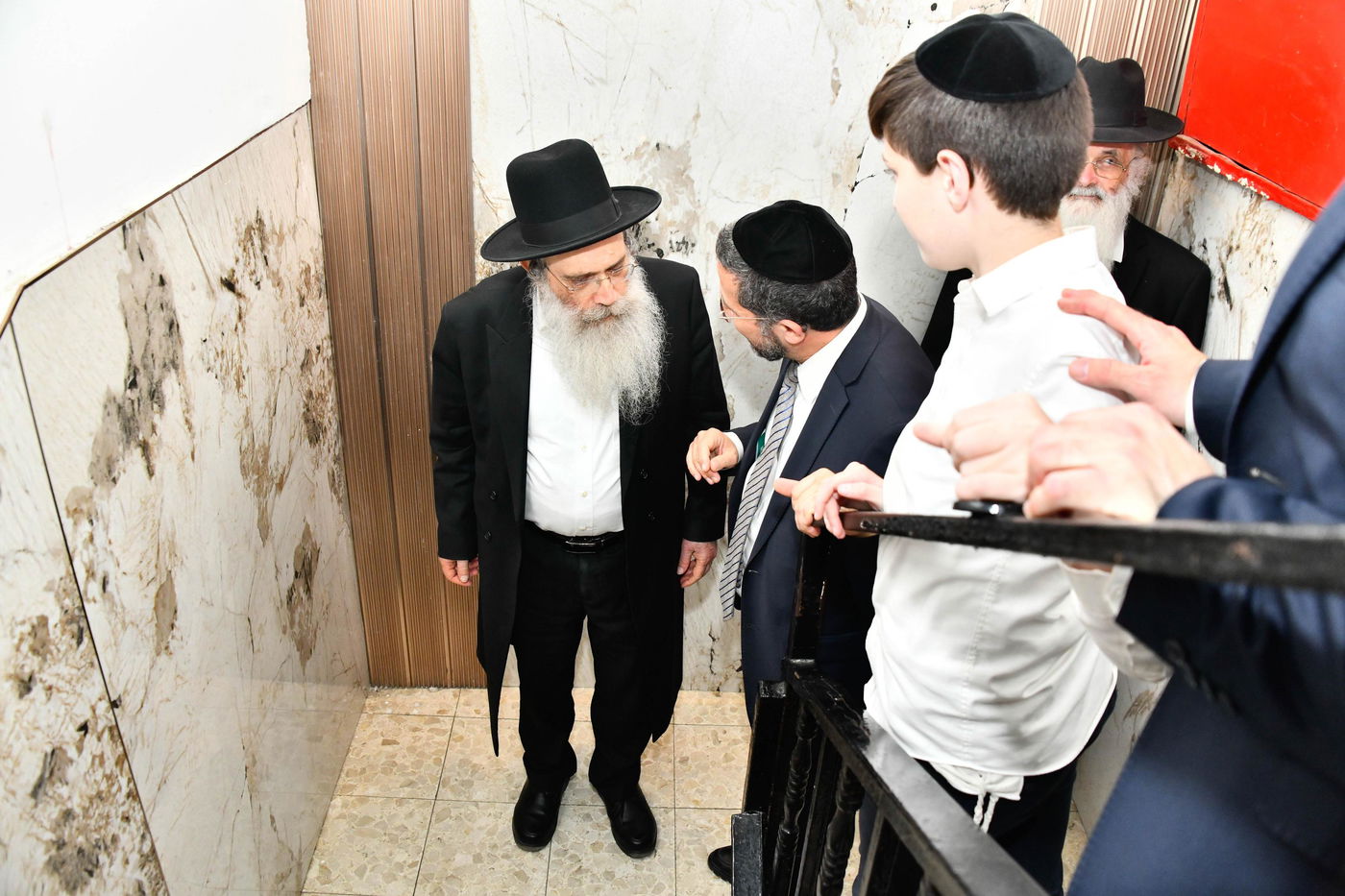 הגר"ש שטיינמן בשיחה בישיבת 'שיח יצחק'