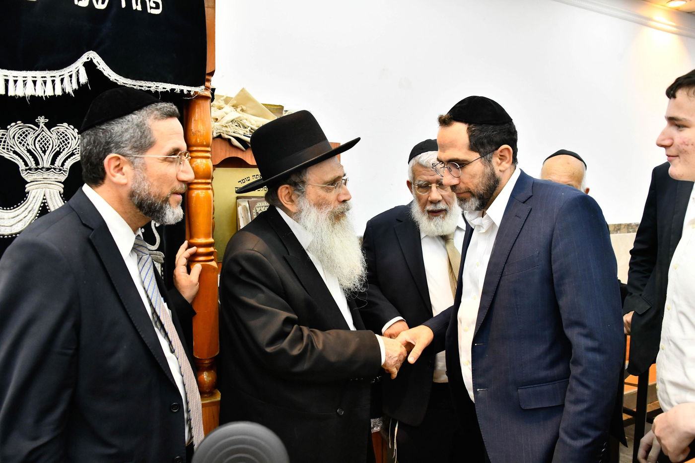 הגר"ש שטיינמן בשיחה בישיבת 'שיח יצחק'