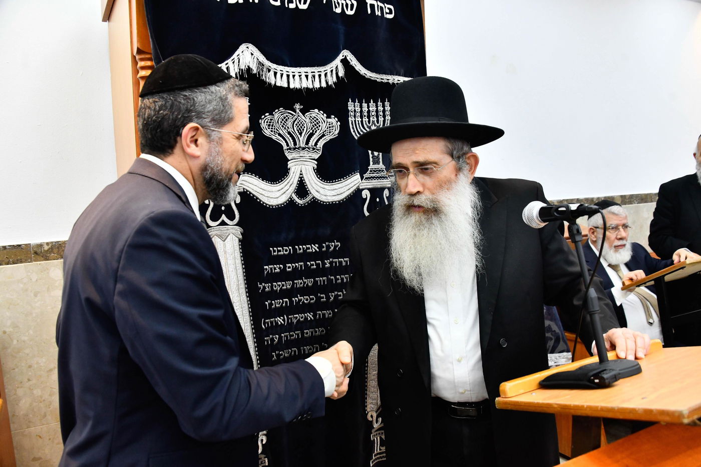 הגר"ש שטיינמן בשיחה בישיבת 'שיח יצחק'