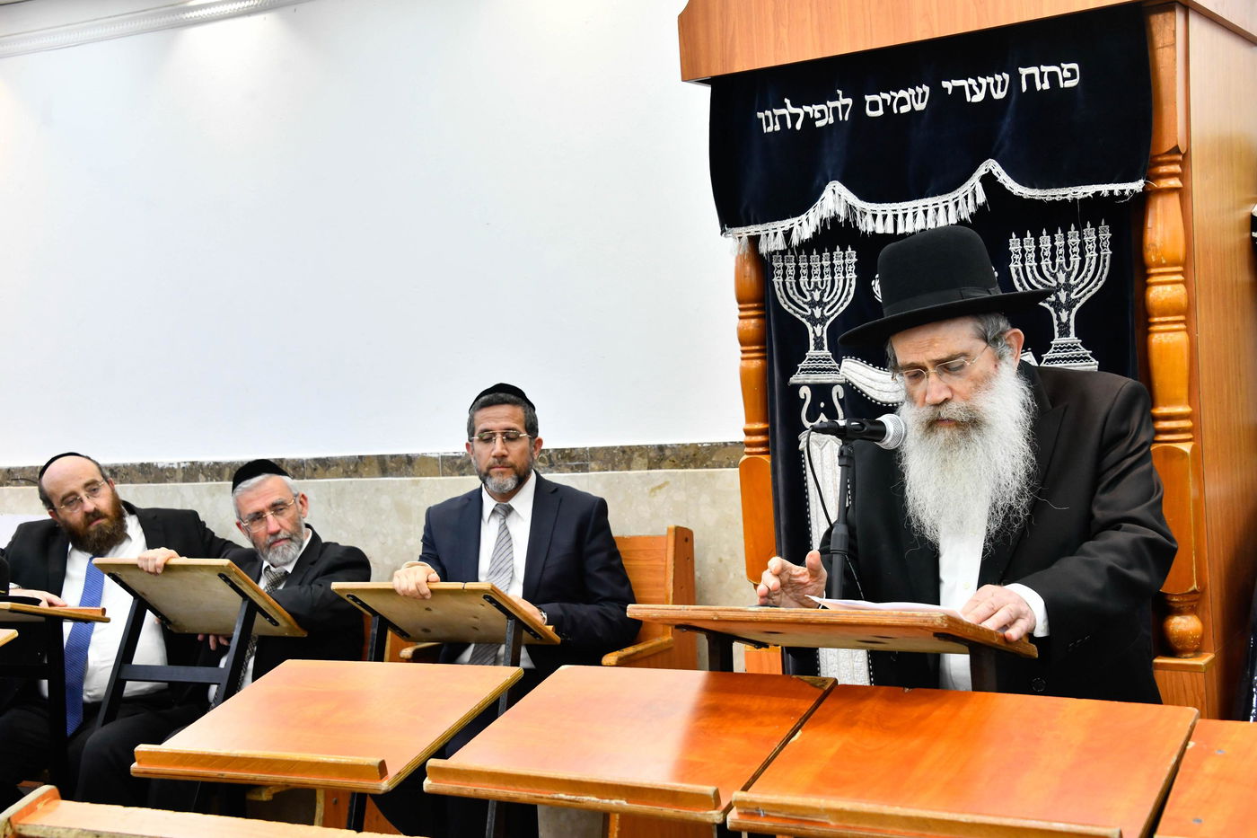 הגר"ש שטיינמן בשיחה בישיבת 'שיח יצחק'